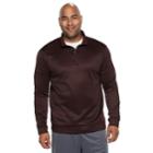 Big & Tall Tek Gear&reg; Regular-fit Performance Fleece Quarter-zip Pullover, Men's, Size: 3xl Tall, Oxford
