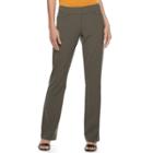 Juniors' Candie's&reg; Audrey Bootcut Pants, Teens, Size: 9, Dark Green