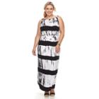 Plus Size Design 365 Tie-dye Maxi Dress, Women's, Size: 2xl, Oxford