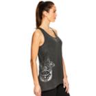 Women's Gaiam Fiona Yoga Graphic Tank, Size: Large, White