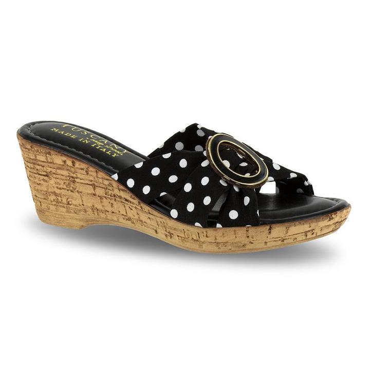 Tuscany By Easy Street Conca Women's Wedge Sandals, Size: Medium (10), Oxford