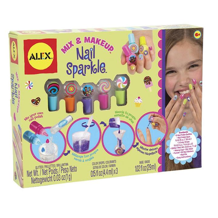 Alex Mix And Makeup Nail Sparkle, Multicolor