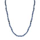 Freshwater By Honora Dyed Freshwater Cultured Pearl Long Necklace In Sterling Silver (9-11), Women's, Size: 36, Blue