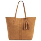 Sonoma Goods For Life&trade; Winona Laced Tassel Tote, Women's, Red/coppr (rust/coppr)