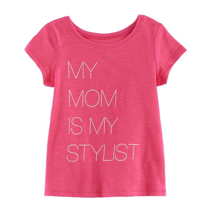 Baby Girl Jumping Beans&reg; Slubbed Graphic Tee, Size: 12 Months, Pink