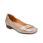 Clarks Blanche West Women's Flats, Size: Medium (9.5), Gold
