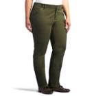 Plus Size Lee Essential Straight-leg Chino Pants, Women's, Size: 22 - Regular, Green Oth