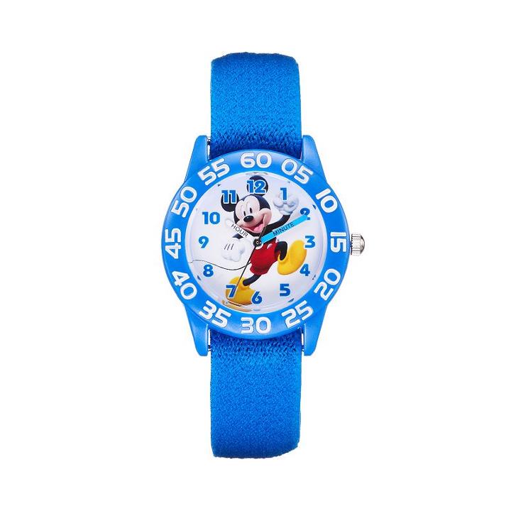 Disney's Mickey Mouse Boys' Time Teacher Watch, Blue