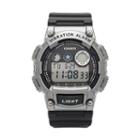 Casio Men's 10-year Battery Digital Vibration Alarm Watch - W-735h-1a3vcf, Black