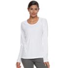 Women's Nike Dry Miler Long Sleeve Running Top, Size: Medium, White
