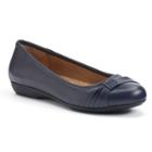 Croft & Barrow&reg; Women's Ortholite Bow Ballet Flats, Size: 9.5, Blue