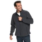 Men's Free Country Microtech Fleece Jacket, Size: Xxl, Grey (charcoal)