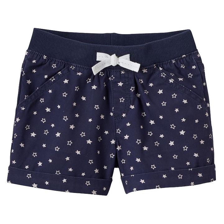 Girls 4-10 Jumping Beans&reg; Woven Star Shorts, Girl's, Size: 8, Blue