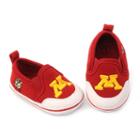 Minnesota Gophers Crib Shoes - Baby, Infant Unisex, Size: 0-3 Months, Red