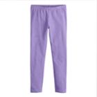 Girls 4-10 Jumping Beans&reg; Glittery Full-length Leggings, Size: 10, Med Purple