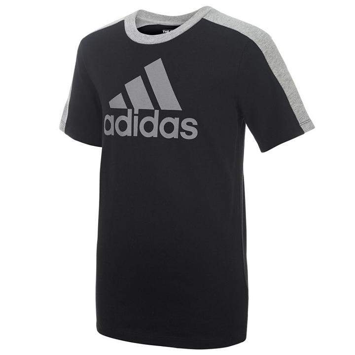 Boys 8-20 Adidas Comfort Sport Tee, Boy's, Size: Xl, Black