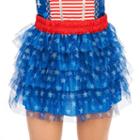 Adult Tiered Patriotic Stars Costume Tutu Skirt, Women's, Multicolor