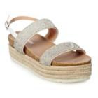 Madden Nyc Gemma Women's Platform Espadrille Sandals, Size: 5.5 Med, Grey