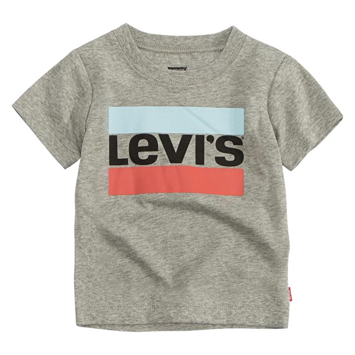 Baby Boy Levi's&reg; Classic Logo Graphic Tee, Size: 6-9 Months, Silver