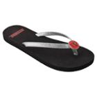 Flip, Women's Louisville Cardinals Flops, Size: Xl, Silver