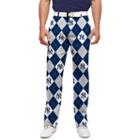 Men's Loudmouth New York Yankees Argyle Pants, Size: 36x34, Blue (navy)