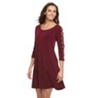 Women's Nina Leonard Strappy-sleeve Shift Dress, Size: Large, Light Pink