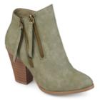 Journee Collection Vally Women's Ankle Boots, Size: Medium (11), Dark Green