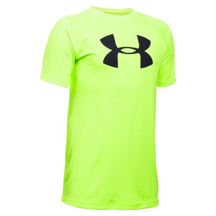 Boys 8-20 Under Armour Tech Logo Tee, Size: Large, Green Oth