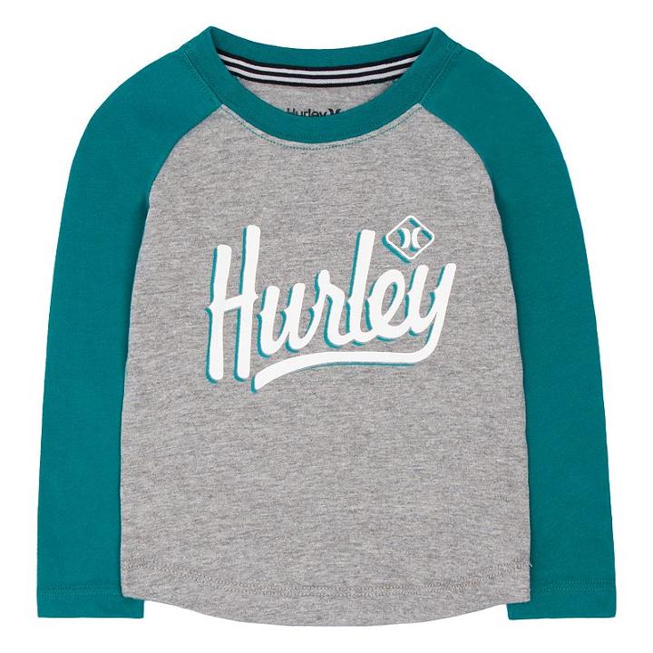Boys 4-7 Hurley High-low Raglan Tee, Boy's, Size: 4, Grey