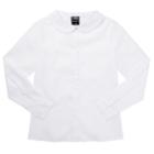 Girls 4-6x French Toast School Uniform Peter Pan Collar Long-sleeve Blouse, Size: 5, White