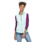 Juniors' So&reg; Zip-up Puffer Vest, Teens, Size: Xs, Brt Green