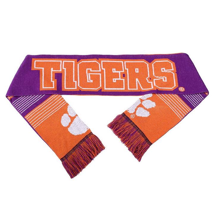 Adult Forever Collectibles Clemson Tigers Reversible Scarf, Orange