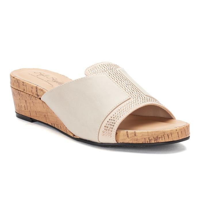 Soft Style By Hush Puppies Omber Women's Sandals, Size: 5.5 Med, Lt Beige