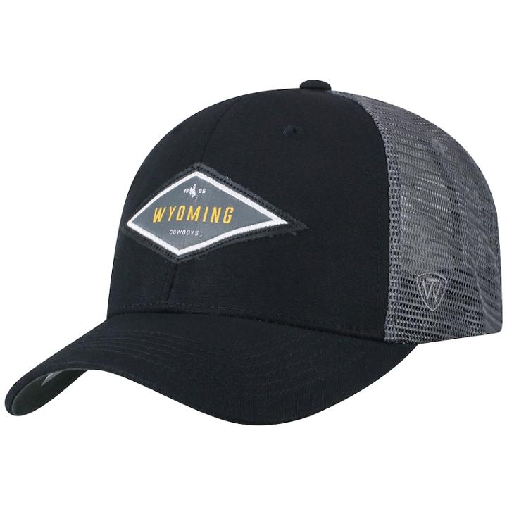 Adult Top Of The World Wyoming Cowboys Oak Ridge Cap, Men's, Black