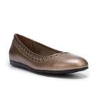 Lifestride Native Women's Slip-on Flats, Size: Medium (11), Beig/green (beig/khaki)
