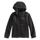 Girls 4-18 Columbia Fleece Hoodie, Size: L(14/16), Grey (charcoal)