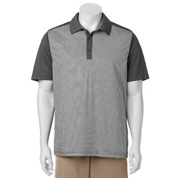 Men's C-buk By Cutter & Buck Wildwood Slim-fit Colorblock Performance Golf Polo, Size: Xl, Grey
