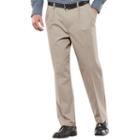 Men's Croft & Barrow&reg; Easy-care Classic-fit Pleated Pants, Size: 38x30, Med Beige