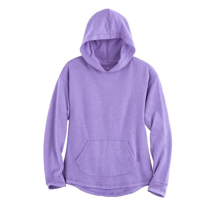 Girls 7-16 So&reg; Varsity Fleece Hoodie, Size: 12, Purple