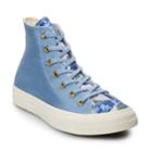 Women's Converse Chuck Taylor All Star Hi Floral High Top Shoes, Size: 7, Turquoise/blue (turq/aqua)