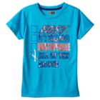 Girls 7-16 Rbx Foil Graphic Tee, Girl's, Size: Large, Brt Blue