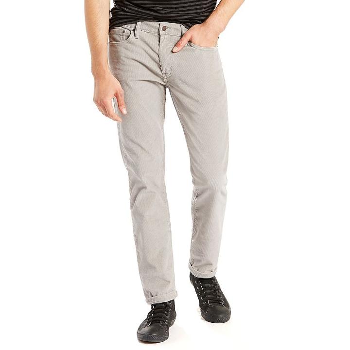 Men's Levi's® 511™ Slim-fit Chino Corduroy Pants, Size: 38x32, Grey Other