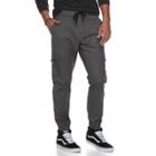 Men's Hollywood Jeans Banning Cargo Jogger Pants, Size: Large, Grey (charcoal)