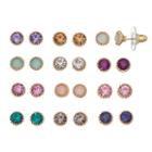 Lc Lauren Conrad Circle Stud Earring Set, Women's, Multicolor