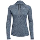Women's Under Armour Tech Twist Long Sleeve Hoodie, Size: Medium, Dark Blue