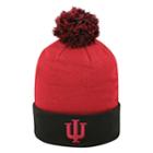 Adult Top Of The World Indiana Hoosiers Pom Knit Hat, Men's, Med Red