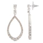 Graduated Open Nickel Free Teardrop Earrings, Women's, Multicolor