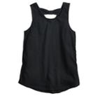 Girls 7-16 & Plus Size So&reg; Bow Back Tank Top, Size: 10, Black