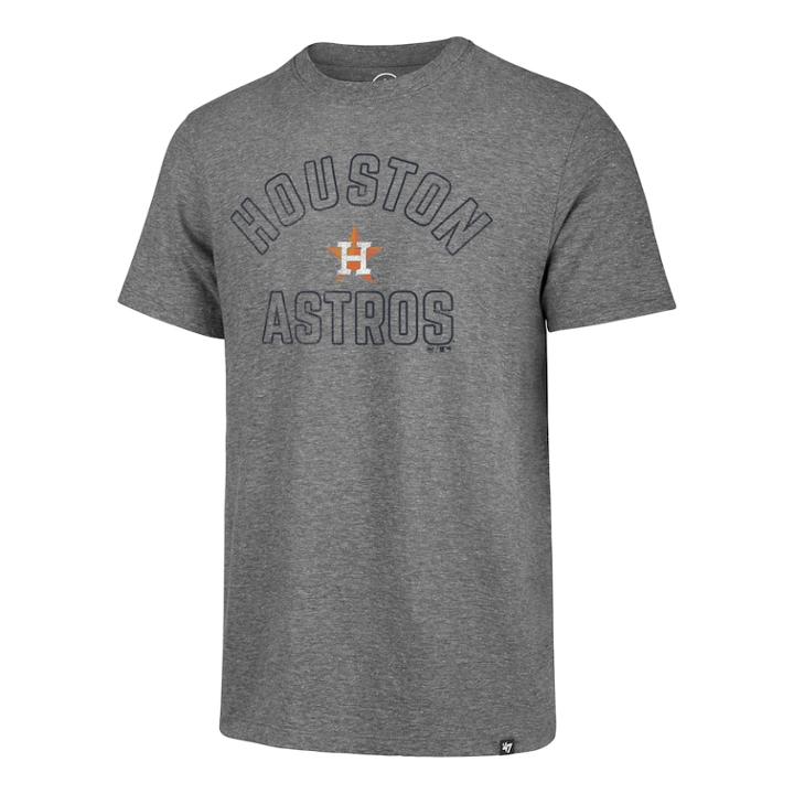 Men's '47 Brand Houston Astros Match Tee, Size: Xl, Gray