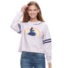 Disney's The Little Mermaid Juniors' Under The Sea Crop Tee, Teens, Size: Xs, Lt Purple